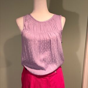 Lavender Sleeveless Top size S NWT
